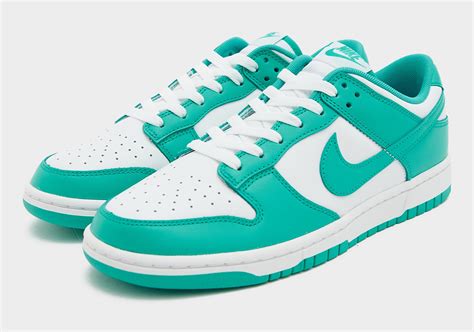 nike dunks clear jade